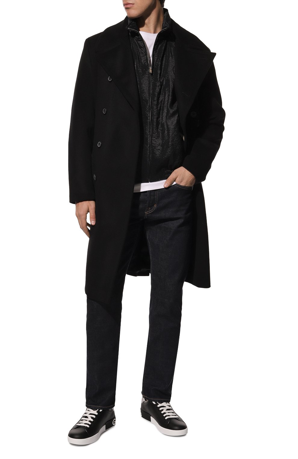 Кожаные кеды portofino DOLCE & GABBANA, арт. CS1760/AH527, фото 2