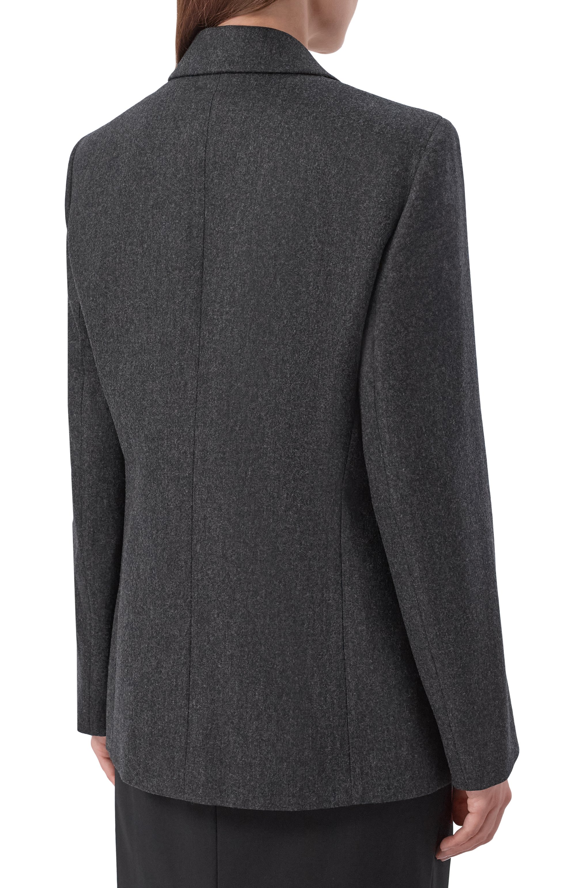 Жакет из шерсти и кашемира GIORGIO ARMANI серого цвета по цене 272500 руб., арт. GW004127/TE10537, фото 4 Жакет из шерсти и кашемира GIORGIO ARMANI, арт. GW004127/TE10537, фото 4