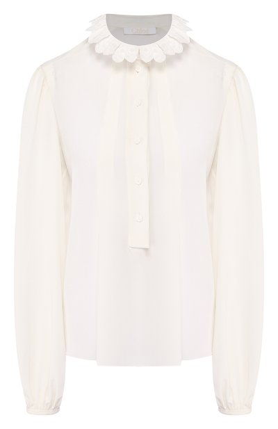 Шелковая блузка CHLOÉ, арт. CHC19WHT47004, фото 1