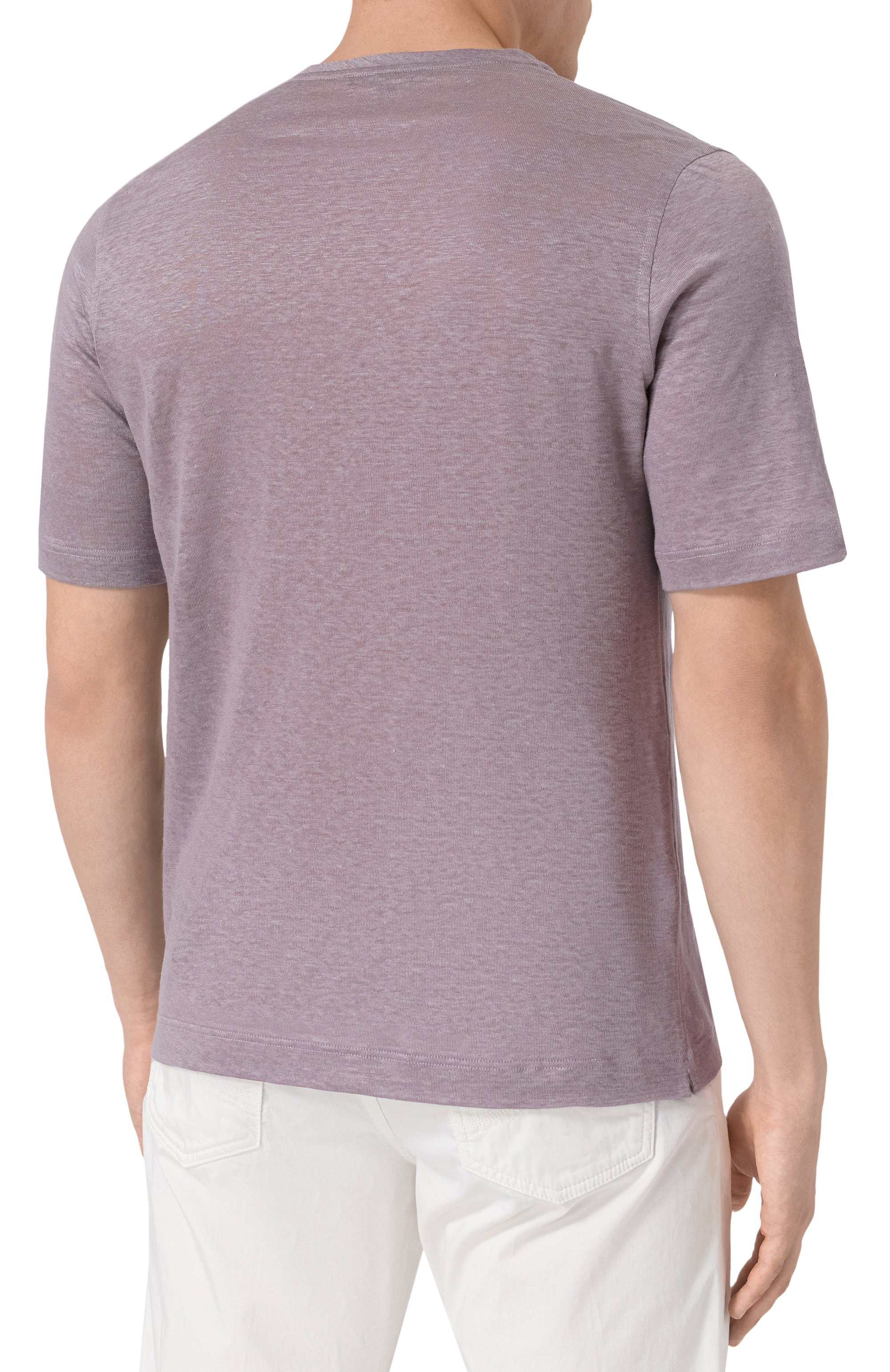 Льняная футболка ZILLI, арт. TSR02AM0800VNI000, фото 4