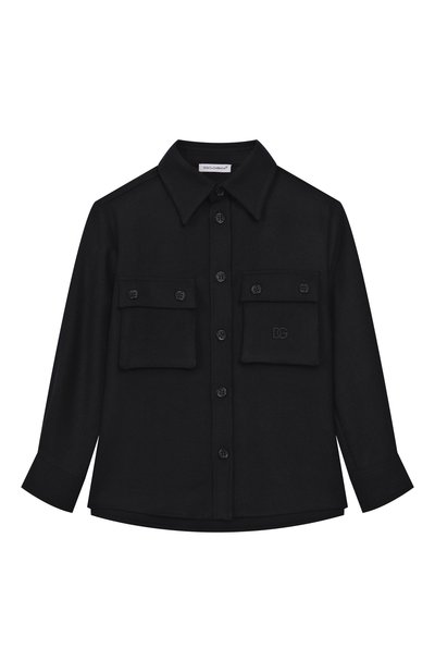 Рубашка из вискозы и шерсти DOLCE & GABBANA, арт. L44S20/G7PLH/2-6