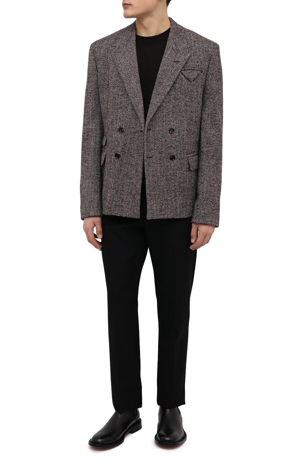 Кожаные челси level BOTTEGA VENETA черного цвета по цене 89950 руб., арт. 652357/V10T0, фото 2 Кожаные челси level BOTTEGA VENETA, арт. 652357/V10T0, фото 2