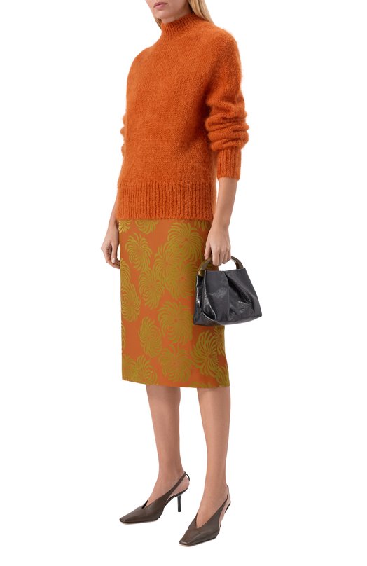 Шерстяной свитер Dries Van Noten 252-011249-2733 Оранжевый  252-011249-2733 Фото 2