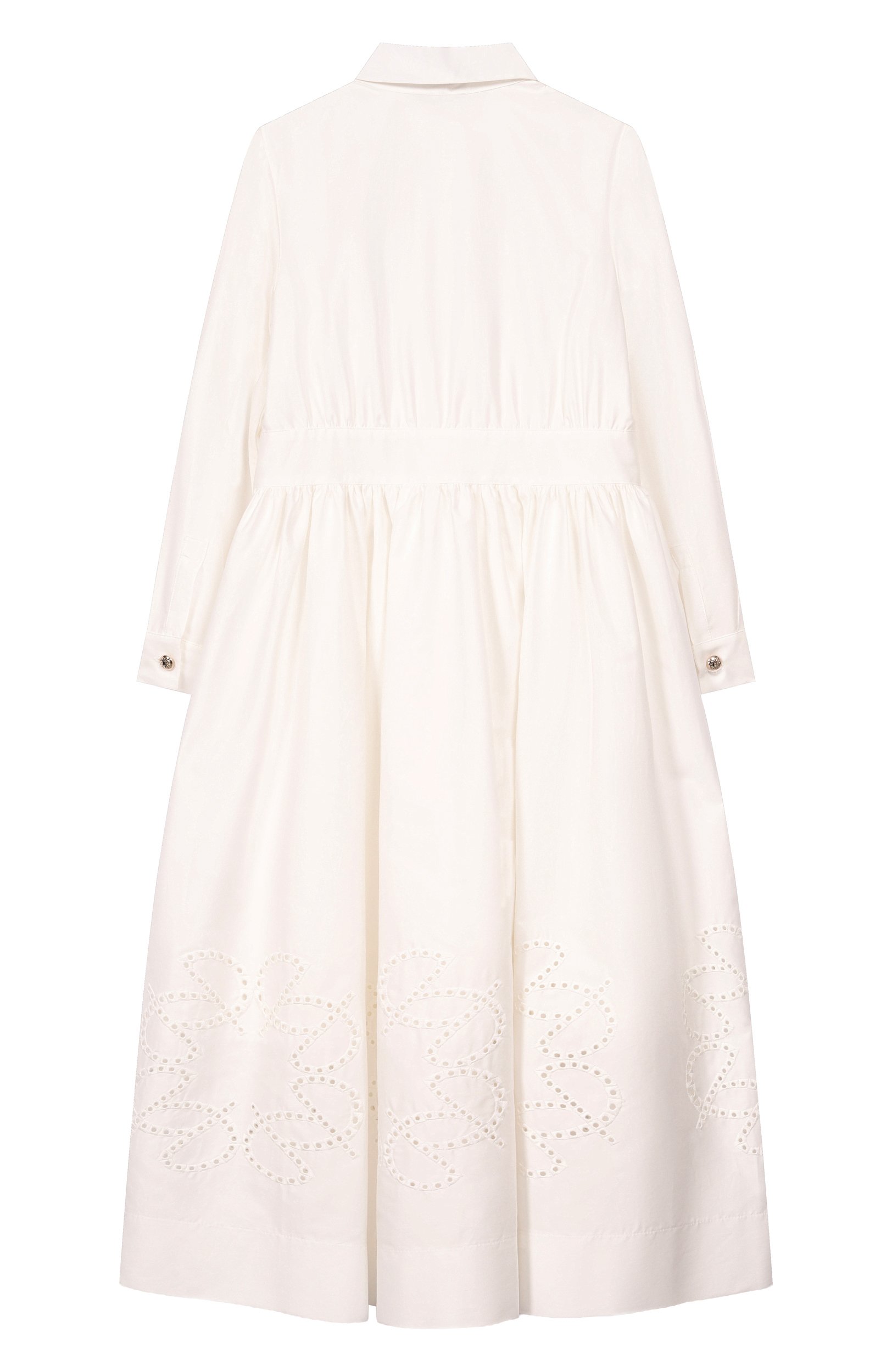 Хлопковое платье ELIE SAAB JUNIOR, арт. EFAB127 MX/TS0724RIC06_001, фото 2