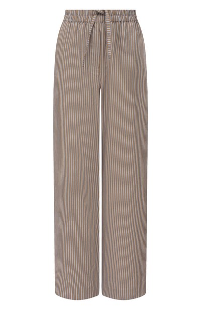 Женские брюки изо льна и вискозы OFFICINE GENERALE, арт. S26WCHN702