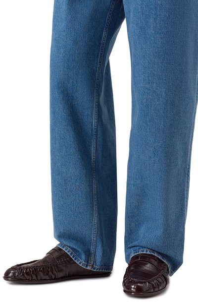 Кожаные пенни-лоферы le loafer SAINT LAURENT, арт. 800728/0WXAB, фото 3