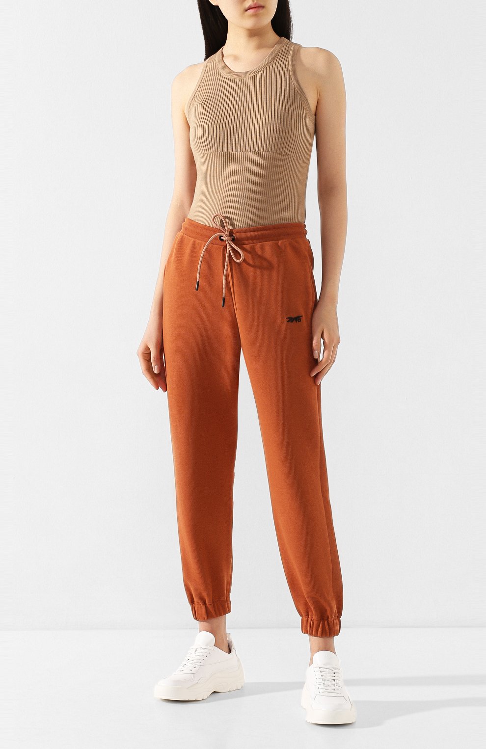Майка reebok x victoria beckham REEBOK бежевого цвета по цене 6240 руб., арт. GE5588, фото 2 Майка reebok x victoria beckham REEBOK, арт. GE5588, фото 2