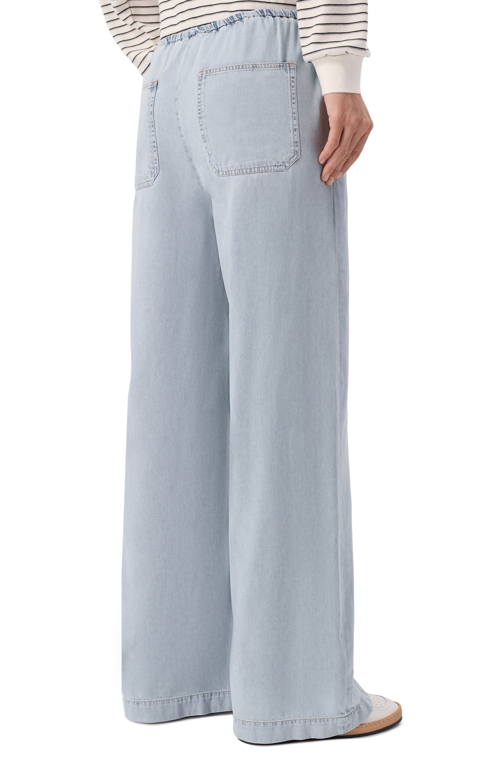 Джинсы offshore FRAME DENIM голубого цвета по цене 55600 руб., арт. 2071226/THE 0FFSH0RE PANT, фото 4 Джинсы offshore FRAME DENIM, арт. 2071226/THE 0FFSH0RE PANT, фото 4