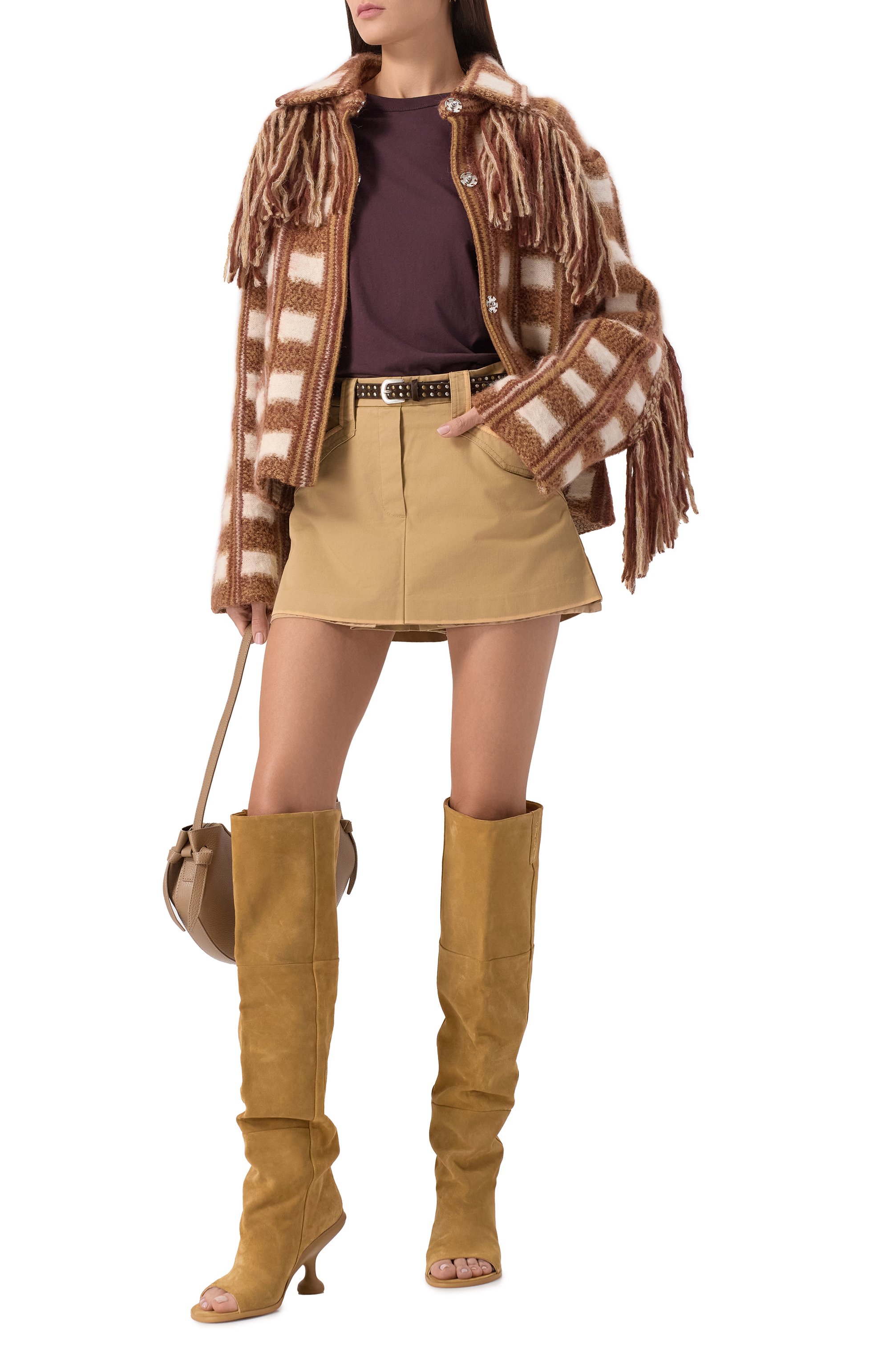 Замшевые ботфорты kind NAKED WOLFE, арт. KIND/C0W SUEDE, фото 2