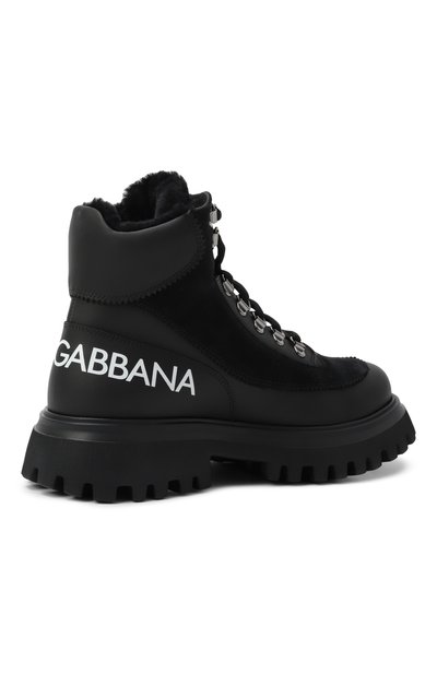 Кожаные ботинки DOLCE & GABBANA, арт. DA5177/AL696/37-38, фото 3