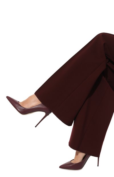 Кожаные туфли cardinale 105 DOLCE & GABBANA бордового цвета по цене 89950 руб., арт. CD1838/B7261, фото 3 Кожаные туфли cardinale 105 DOLCE & GABBANA, арт. CD1838/B7261, фото 3