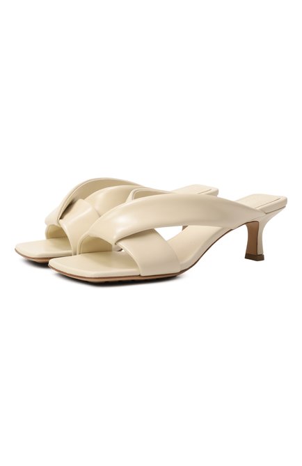 Женские кожаные мюли riva BOTTEGA VENETA, арт. 837834/V3H90
