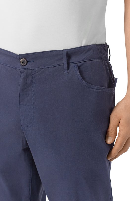 Хлопковые брюки MVST M26.CSM.T401/TFANT Синий  M26.CSM.T401/TFANT Фото 5