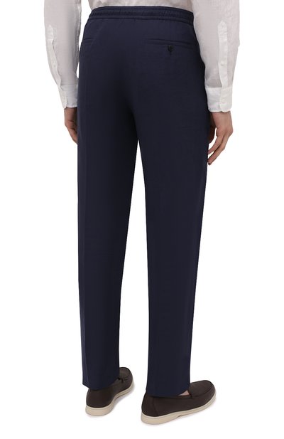 Льняные брюки BRIONI, арт. RPMJ0M/P6114/NEW JAMAICA, фото 4