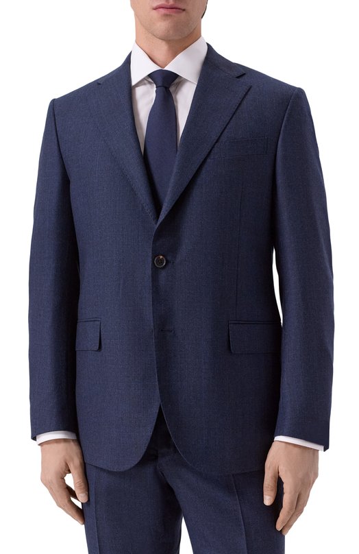 Шерстяной костюм Corneliani 266008-2617309_SET Синий  266008-2617309_SET Фото 2