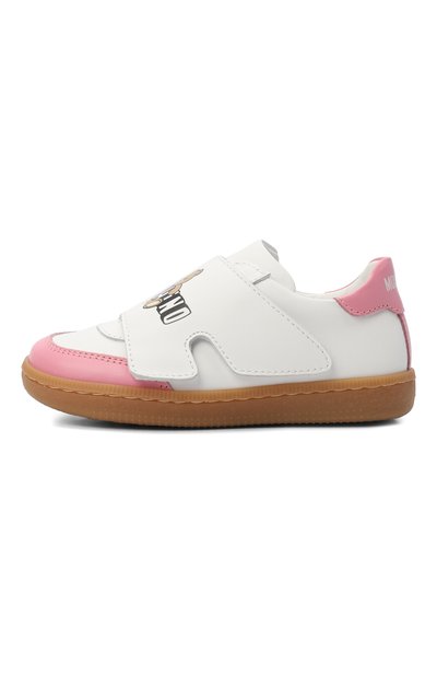 Кожаные кеды MOSCHINO, арт. 83057/VAR3