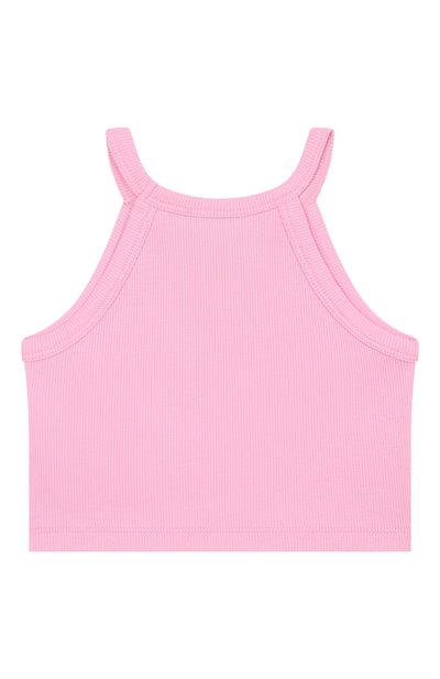 Хлопковая майка MOSCHINO розового цвета по цене 11150 руб., арт. HDM06Z/LBA39, фото 2 Хлопковая майка MOSCHINO, арт. HDM06Z/LBA39, фото 2