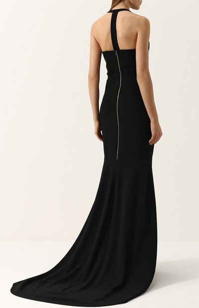 Платье ROLAND MOURET черного цвета по цене 597500 руб., арт. AW17/S0052/F0048, фото 4 Платье ROLAND MOURET, арт. AW17/S0052/F0048, фото 4