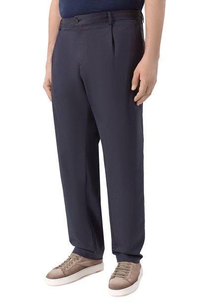 Брюки из лиоцелла и хлопка PAUL&SHARK, арт. 26414017_001, фото 3