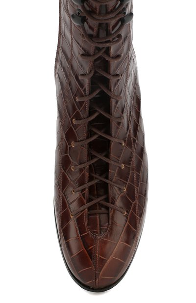 Кожаные ботинки bota BY FAR коричневого цвета по цене 57100 руб., арт. 18019-05-BTCEL, фото 5 Кожаные ботинки bota BY FAR, арт. 18019-05-BTCEL, фото 5