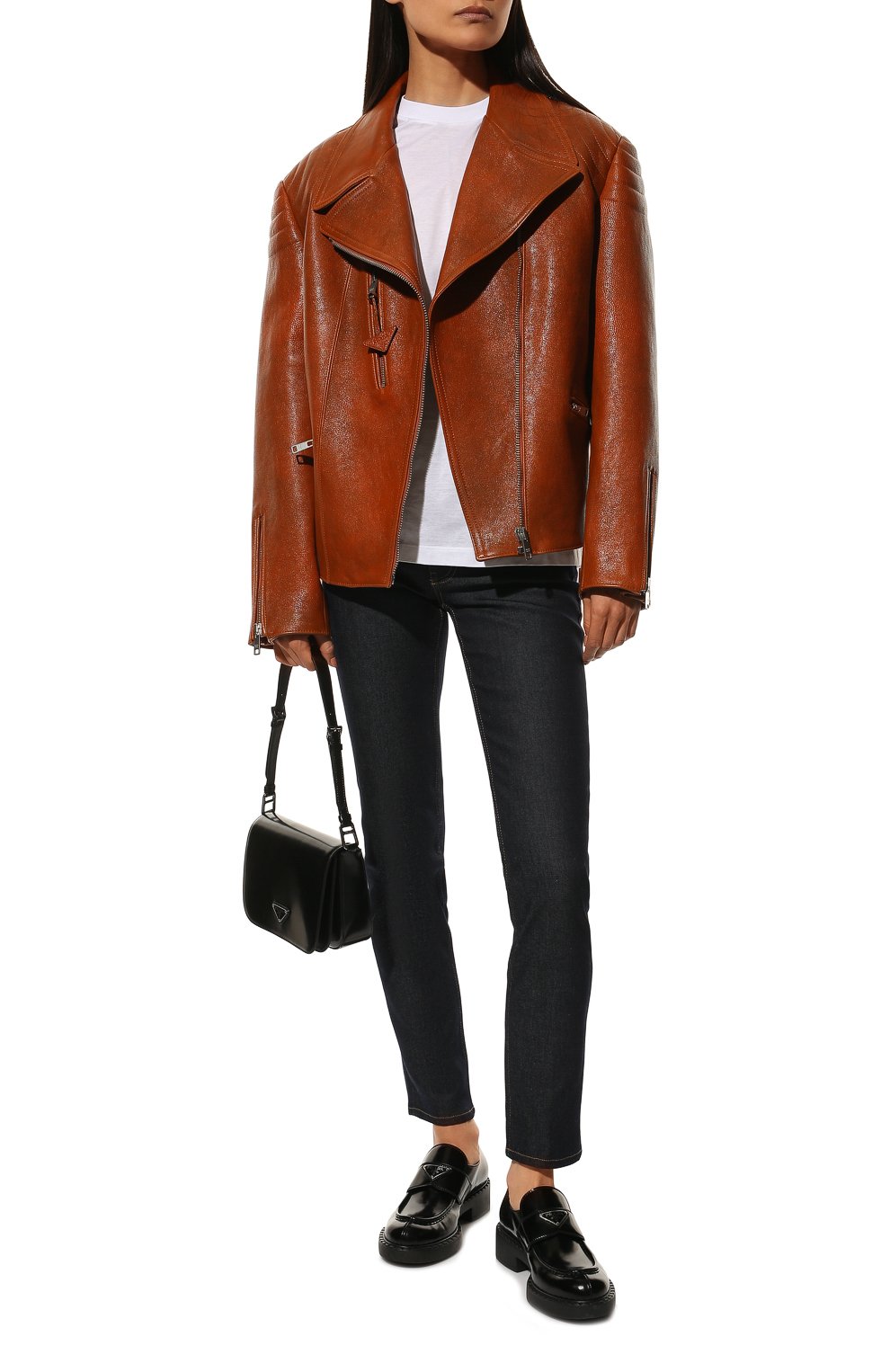 Кожаная куртка PRADA, арт. 58A111-2D02-F0S73, фото 2