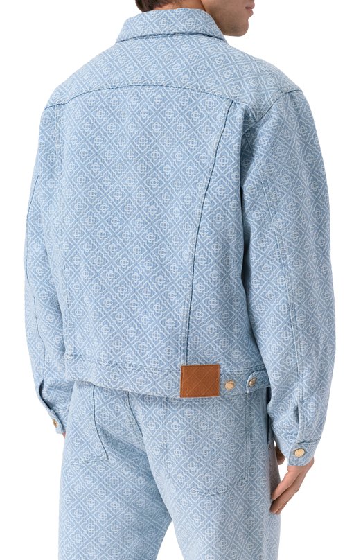 Джинсовая куртка Casablanca MPF25-JK-401-02 Голубой  MPF25-JK-401-02 Фото 4