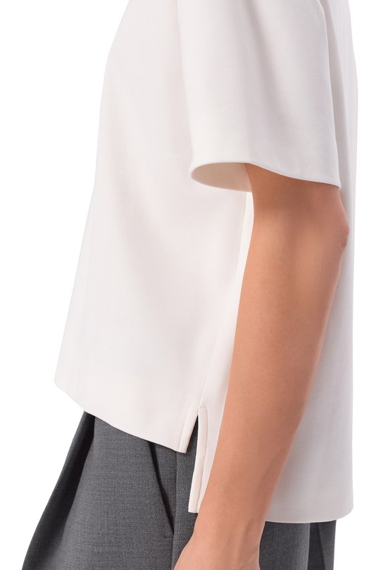 Хлопковая футболка Weekend Max Mara WKDMULTID Белый  WKDMULTID Фото 5