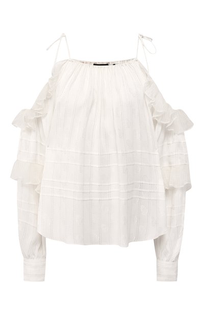 Женский топ из смеси вискозы и шелка ISABEL MARANT, арт. HT1479-19E013I/MARG0
