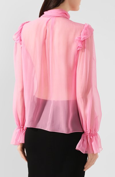 Шелковая блузка DOLCE & GABBANA, арт. F5L64T/FU1AT, фото 4