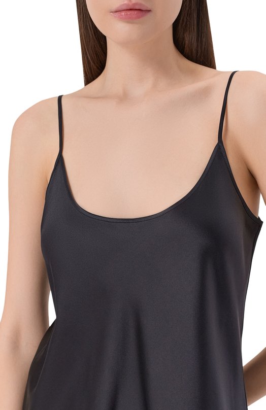 Шелковая сорочка EDOMO D001008FW2324 Чёрный  D001008FW2324 Фото 4