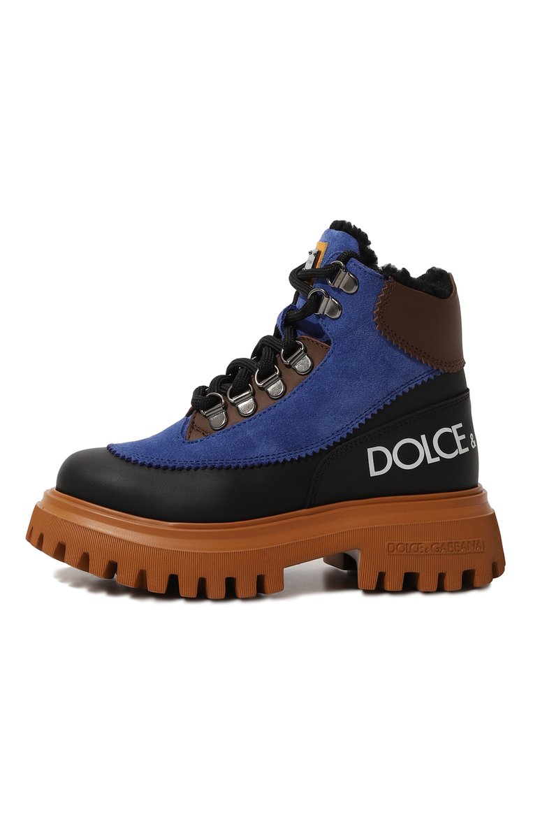 Кожаные ботинки DOLCE & GABBANA, арт. DA5177/A3C01/29-36, фото 1