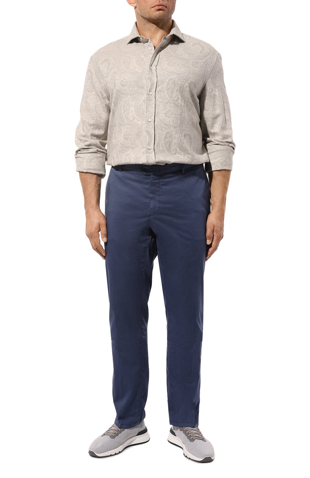 Брюки из хлопка и шелка MARCO PESCAROLO, арт. EV0M/4700, фото 2