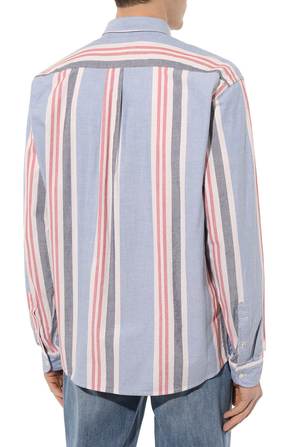 Хлопковая рубашка BOSS ORANGE, арт. 50483662, фото 4