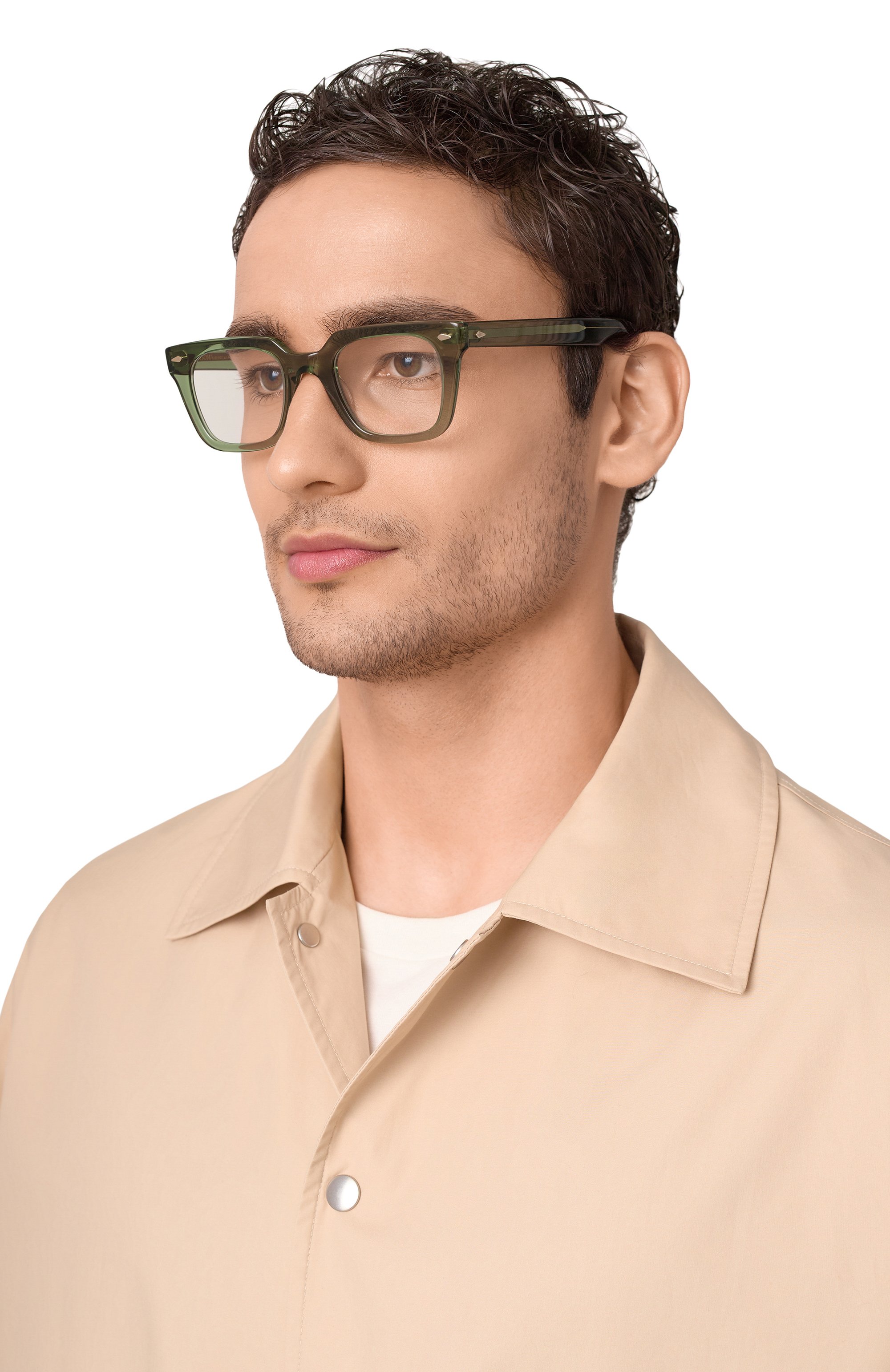 Оправа MOSCOT зеленого цвета по цене 34950 руб., арт. GR0BER PINE, фото 2 Оправа MOSCOT, арт. GR0BER PINE, фото 2