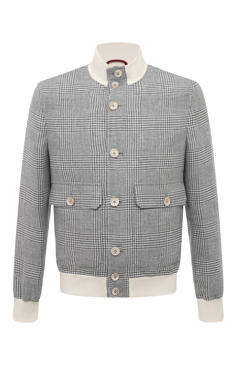 Бомбер изо льна и шерсти BRUNELLO CUCINELLI, арт. MS4856191, фото 1