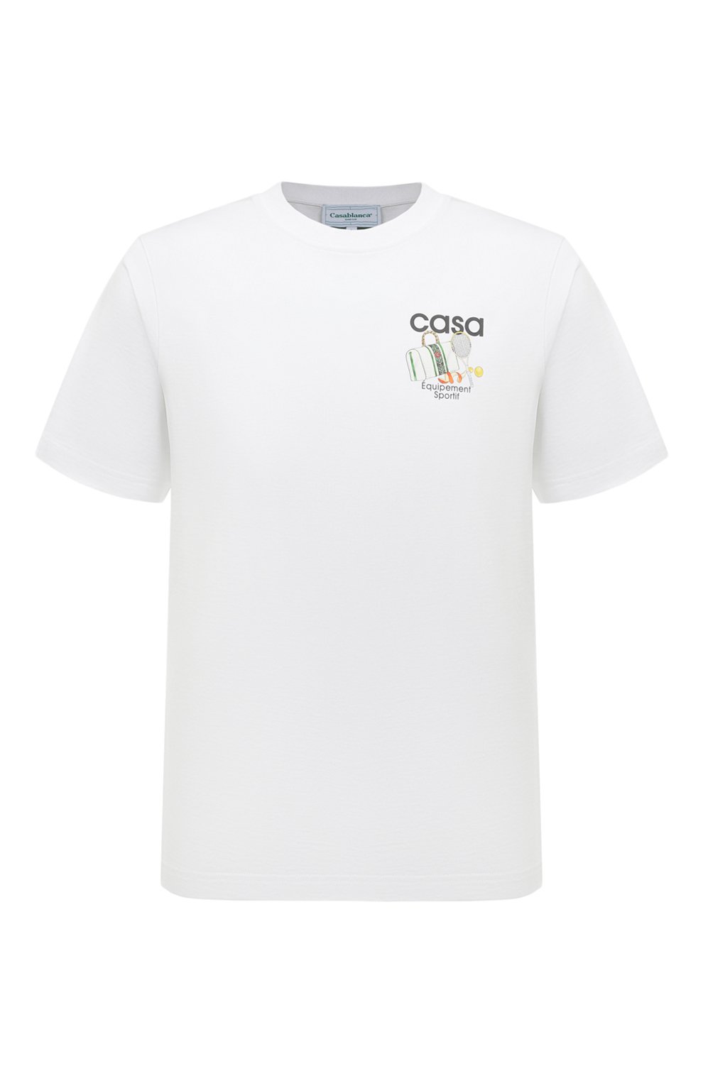 Хлопковая футболка CASABLANCA, арт. MPS24-JTS-001-08, фото 1