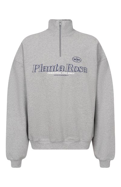 Мужские хлопковый свитшот PLANTA ROSA, арт. PR/A1/GRIZZLE/470VELVET