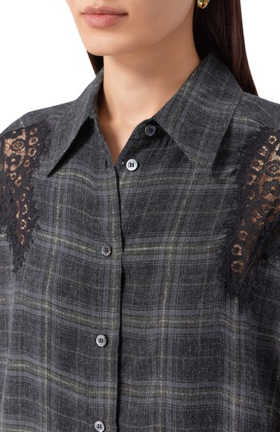 Рубашка из вискозы PINKO, арт. 106109/A30D, фото 5