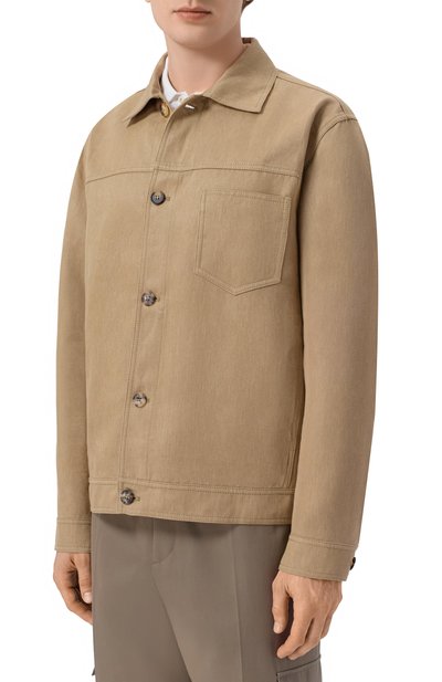 Льняная куртка MVST, арт. M26.2PM.J008/F102 LINEN DENIM, фото 3