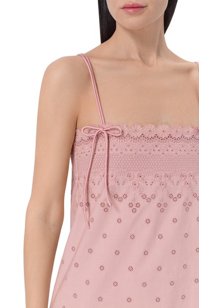 Хлопковое платье VALENTINO, арт. 8B3VAJM0/A3Q, фото 4