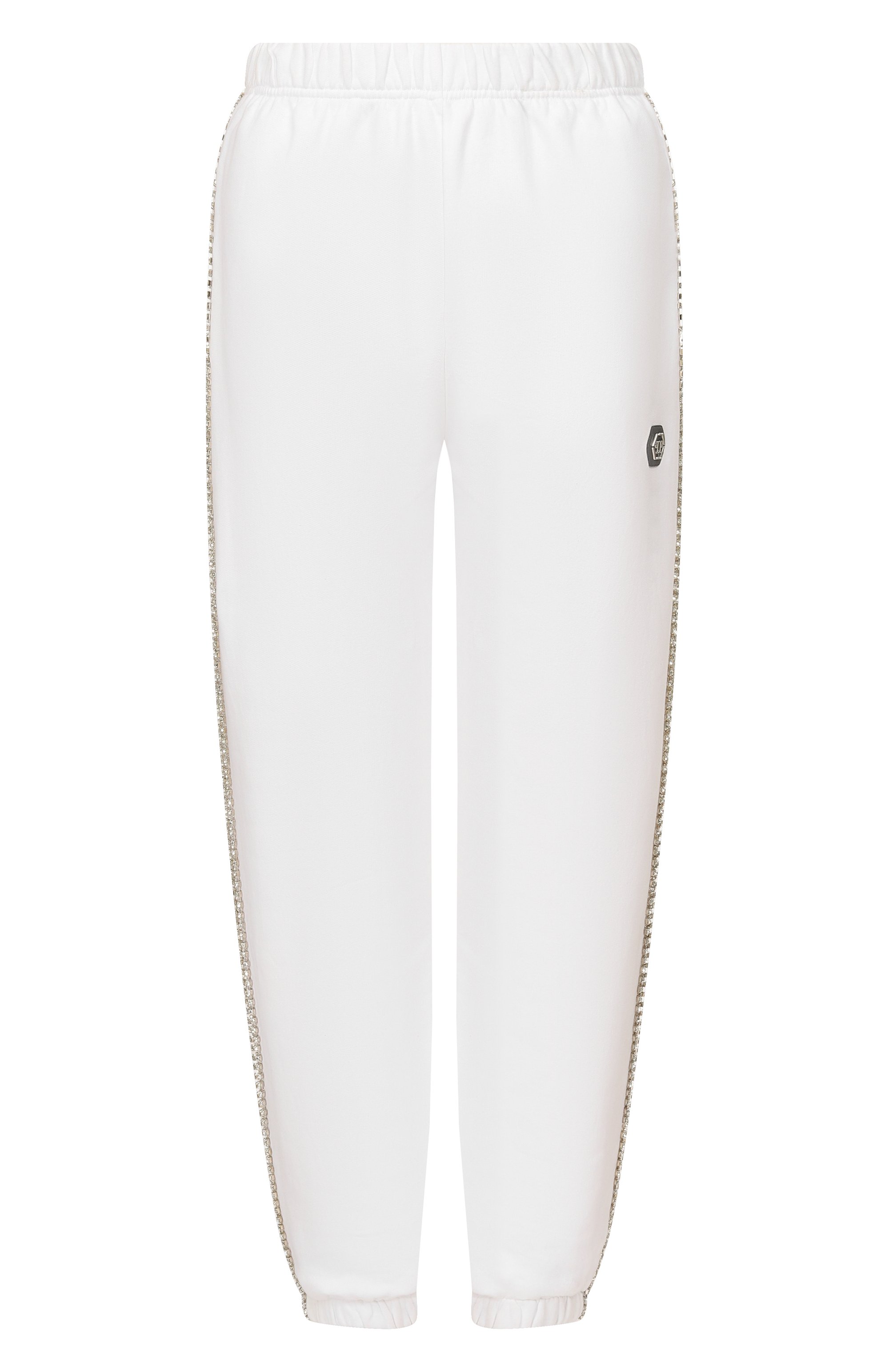 Хлопковые джоггеры с отделкой стразами PHILIPP PLEIN, арт. SAFC WJT2190 PTE004N, фото 1
