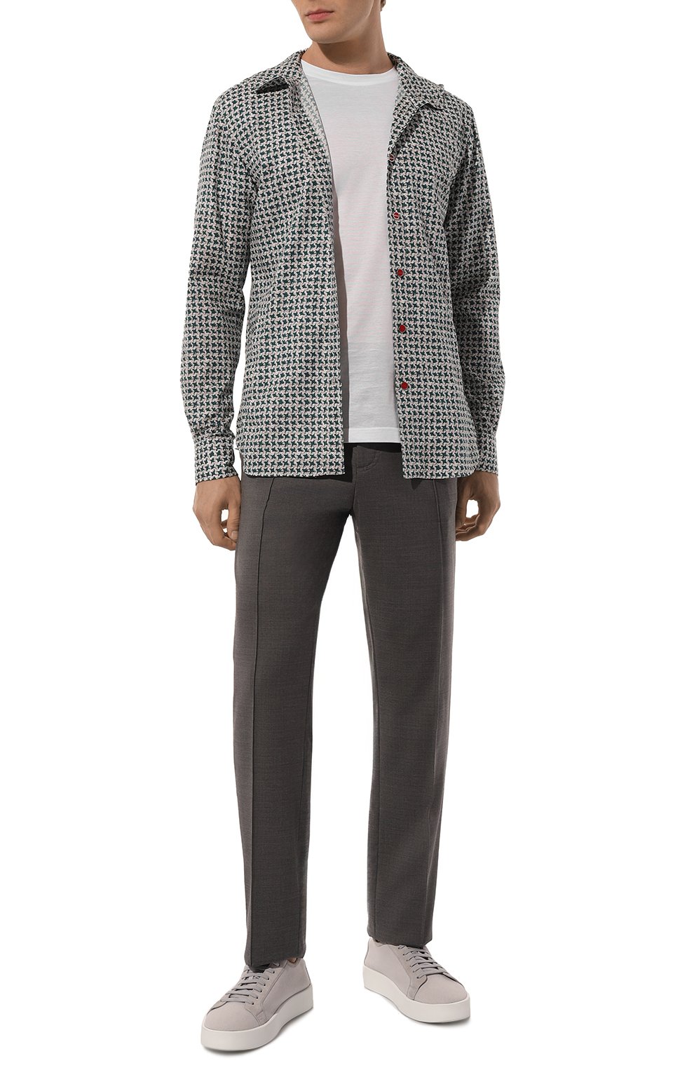 Хлопковая рубашка KITON, арт. UMCMARH08909, фото 2