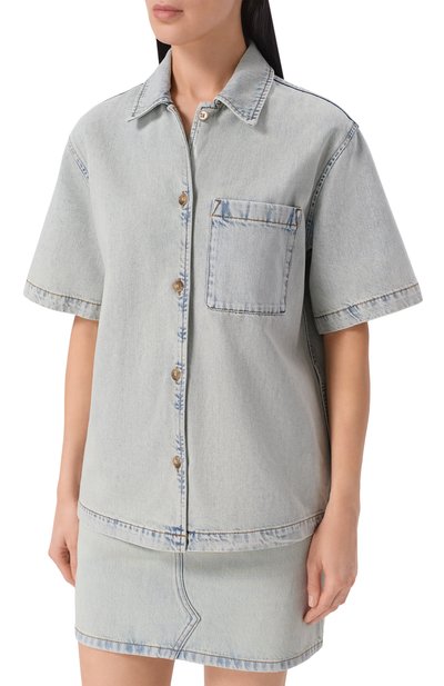 Джинсовая рубашка bowling 12 STOREEZ, арт. 136352, фото 3