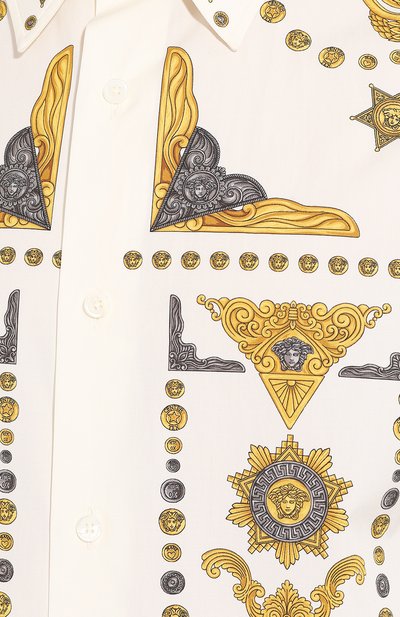 Хлопковая рубашка VERSACE, арт. A84777/A232731, фото 5