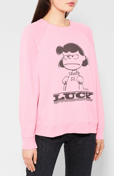 Хлопковый пуловер MARC JACOBS (THE) розового цвета по цене 33350 руб., арт. M4008049, фото 3 Хлопковый пуловер MARC JACOBS (THE), арт. M4008049, фото 3