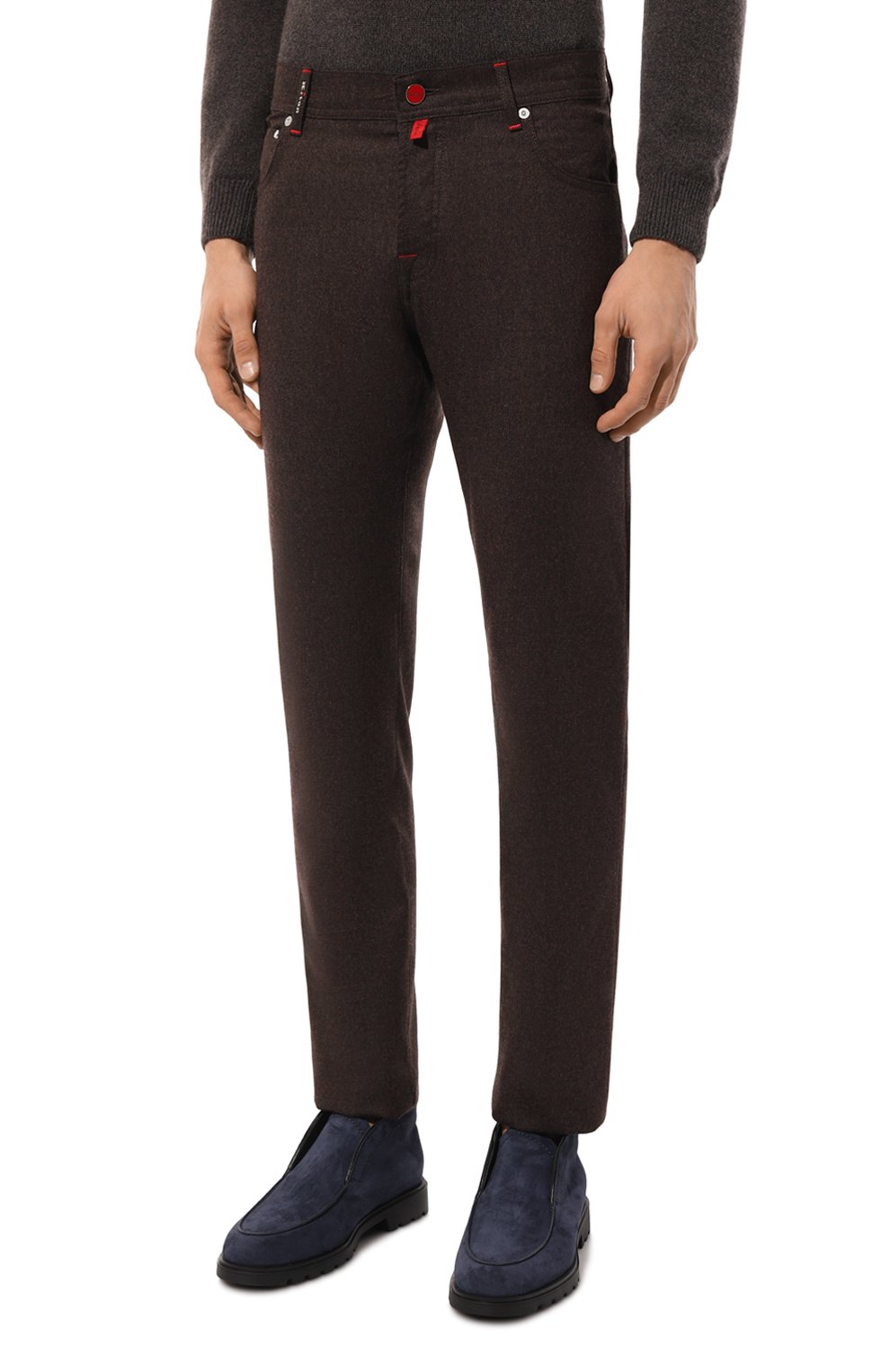 Шерстяные брюки KITON, арт. UPNJSK0123E07, фото 3