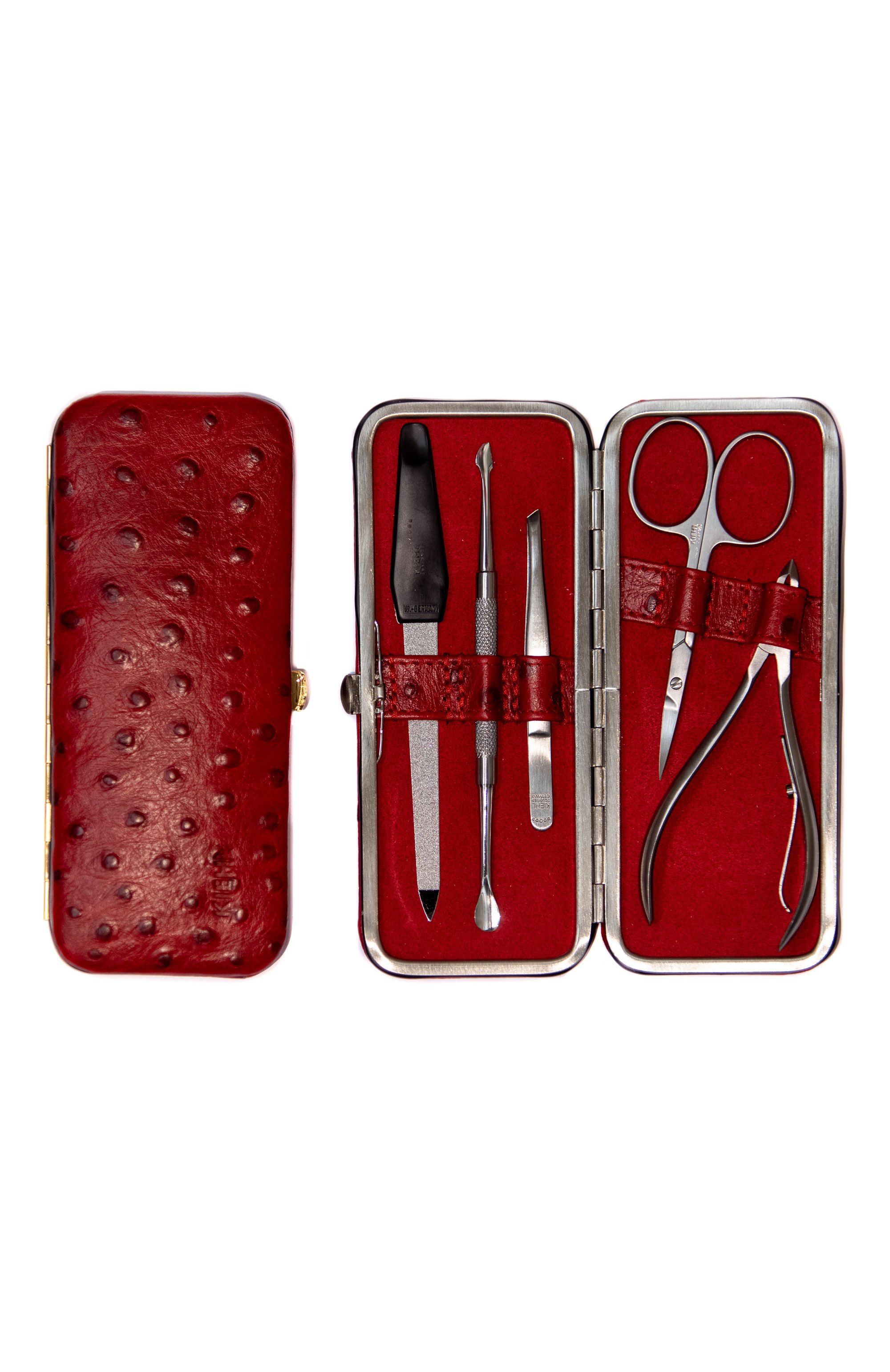 Маникюрный набор KIEHL SOLINGEN, арт. 9521/24i Struzzino red, фото 1