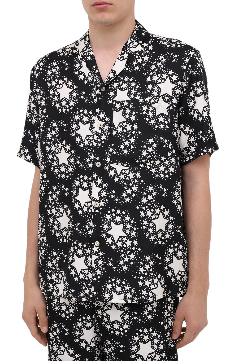 Шелковая рубашка GUCCI, арт. 624524/ZAENN, фото 3