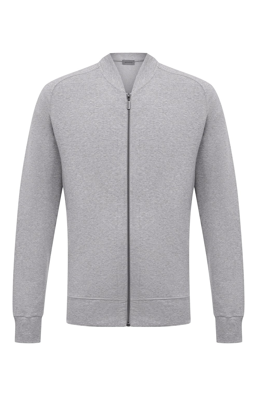Хлопковая толстовка HANRO серого цвета по цене 24850 руб., арт. 075076., фото 1 Хлопковая толстовка HANRO, арт. 075076., фото 1
