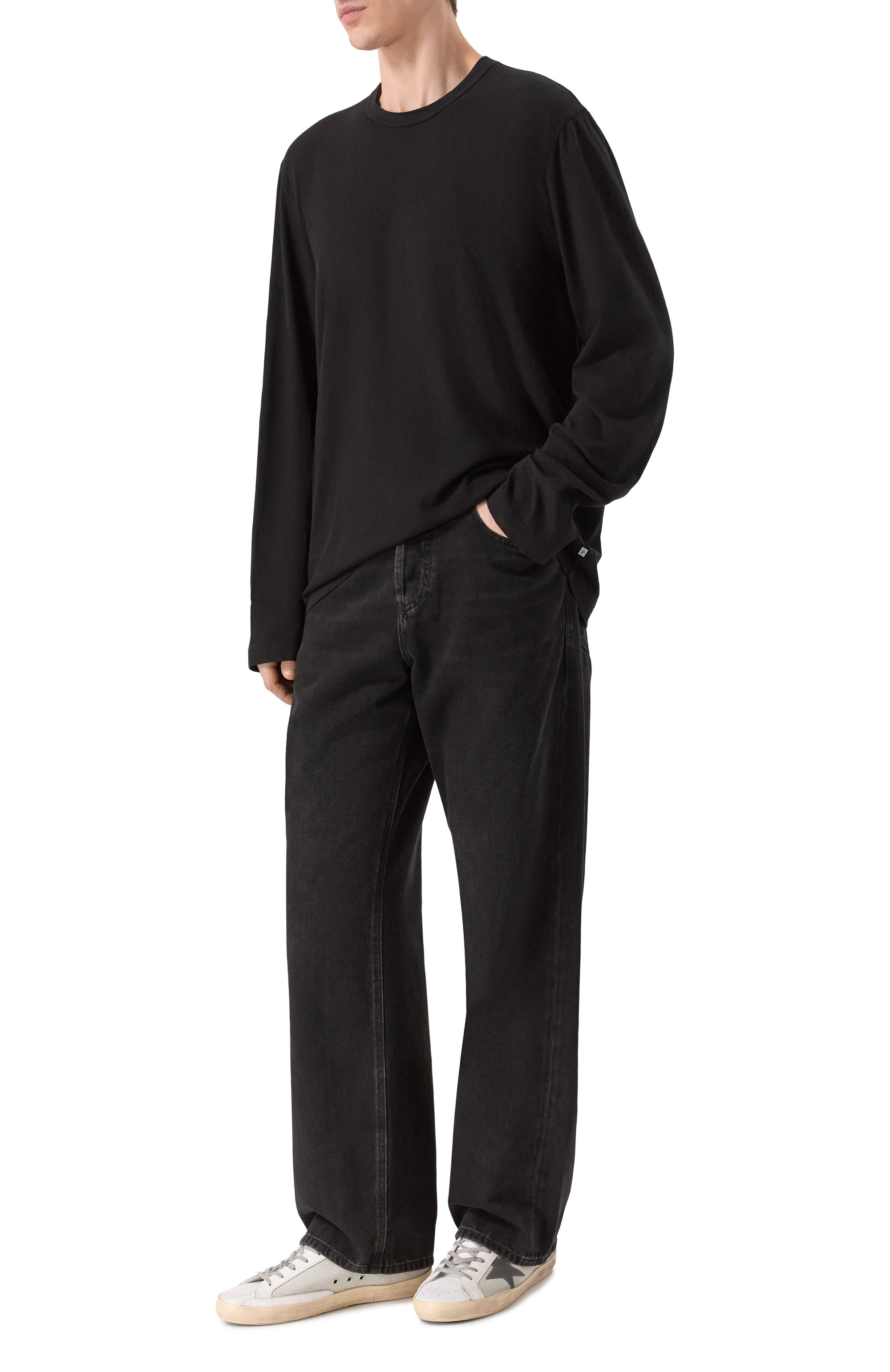 Хлопковый лонгслив JAMES PERSE, арт. MLJ3351, фото 2